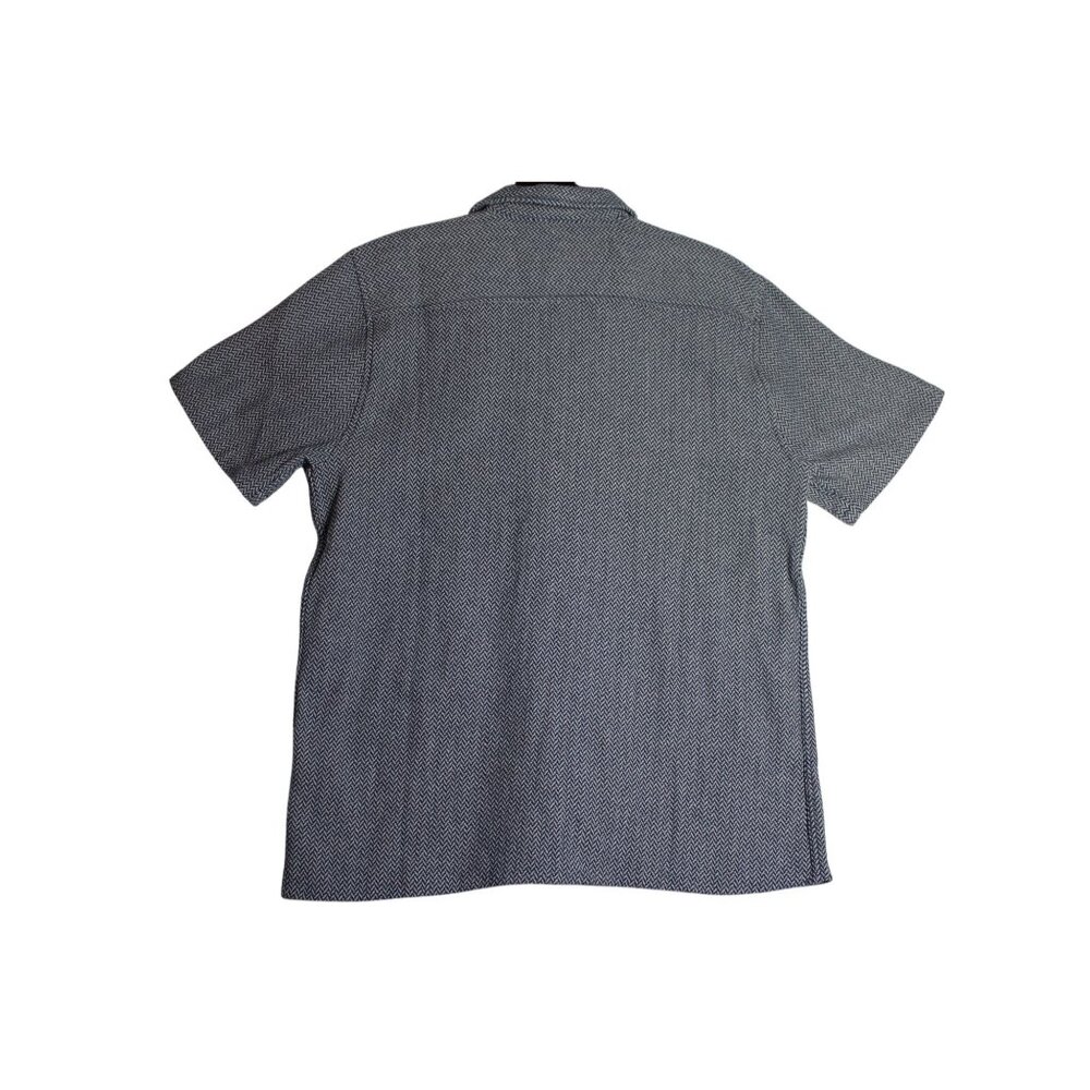 Larsson & Co Premium Short Sleeve Thick Knit Button Down Shirt Men's XL - Picture 3 of 6